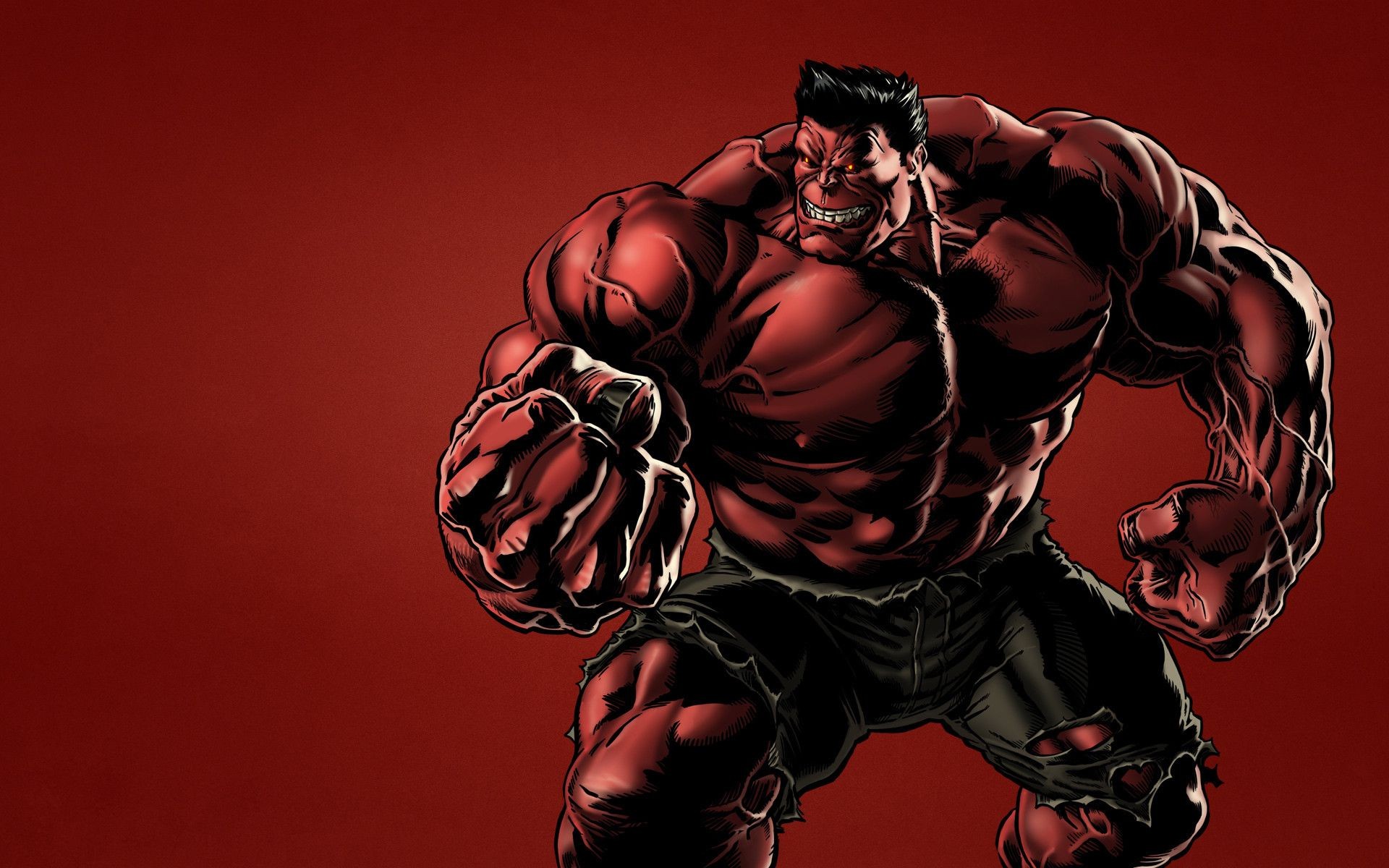 Rojo Superhéroe - HD Wallpaper 