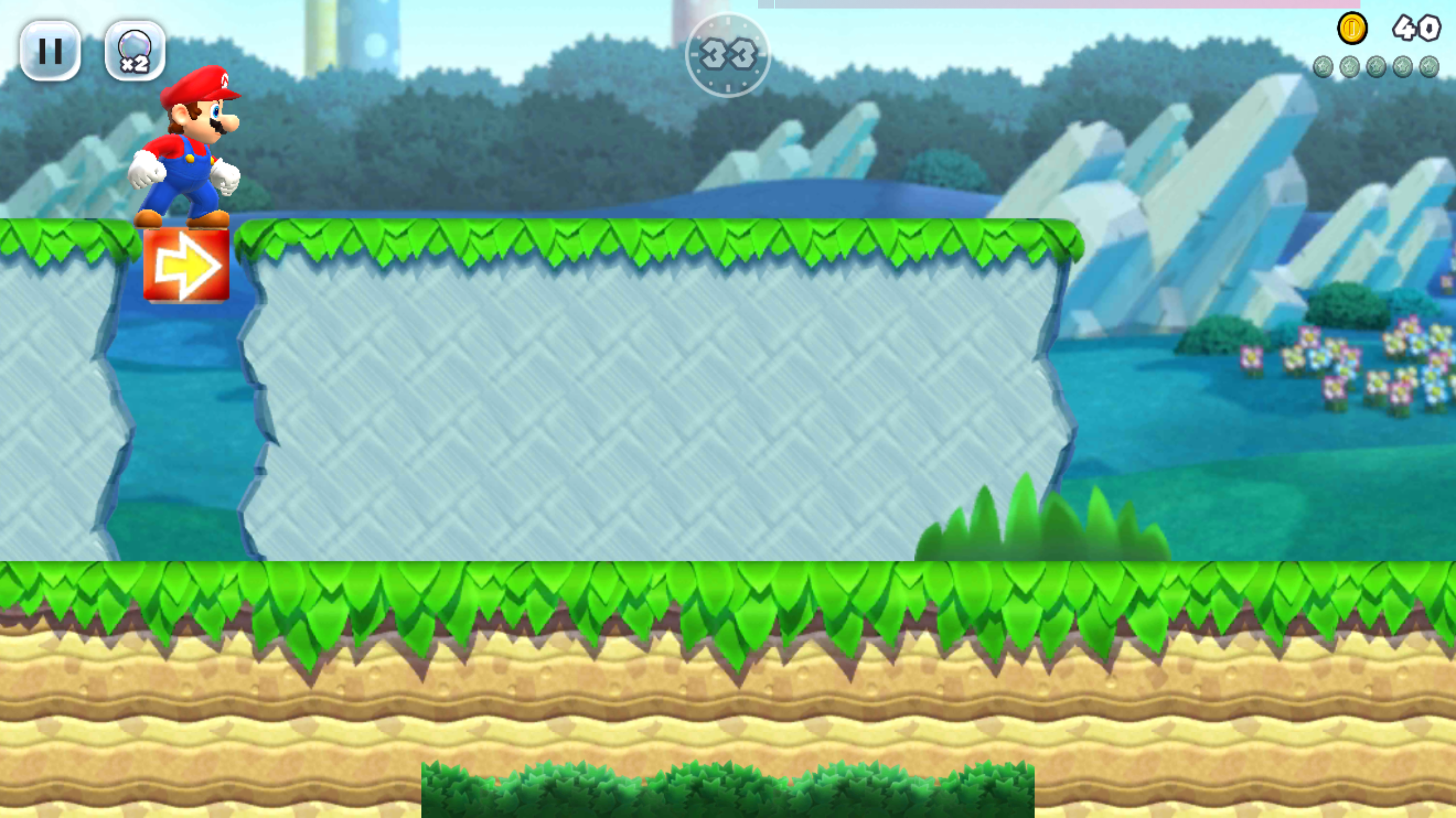 Super Mario Run Landscape Android - HD Wallpaper 
