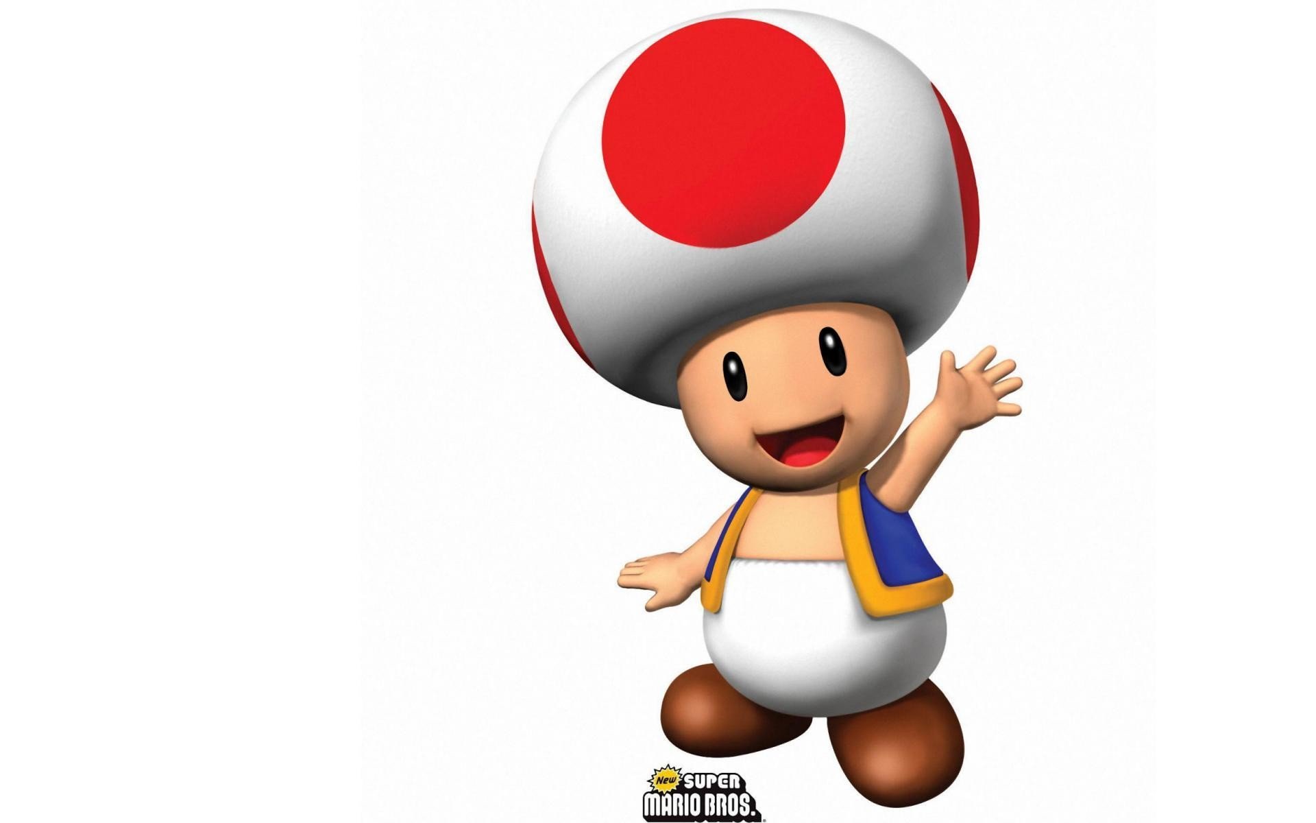 Toad New Super Mario Bros - HD Wallpaper 