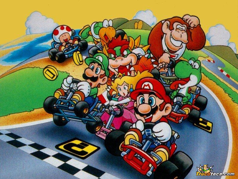Mario Kart 64 Pics - Draw Super Mario Kart - HD Wallpaper 