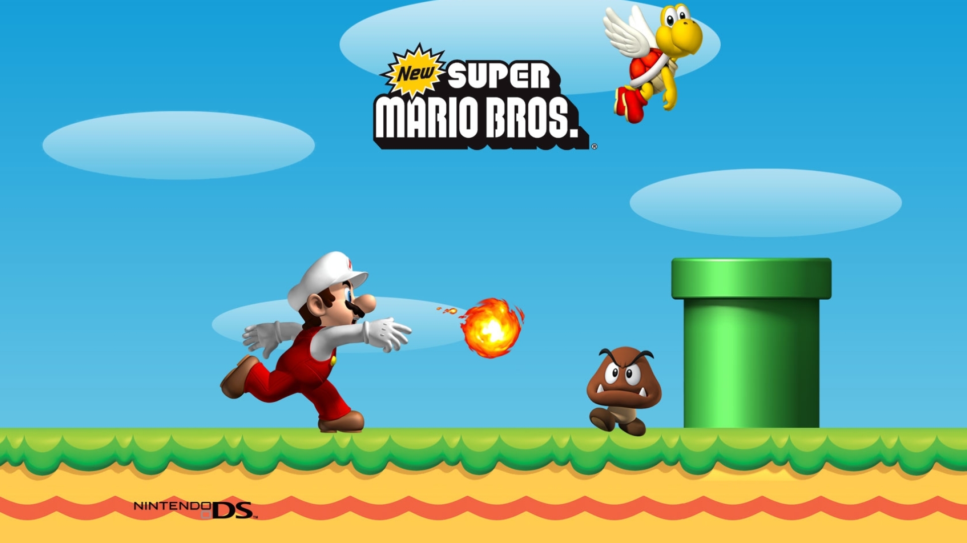 Super Mario Bros 16 9 - HD Wallpaper 