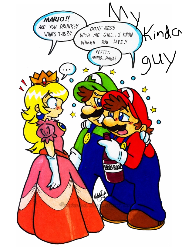 My Kinda Guy - Cute Mario Bros Fan Art - HD Wallpaper 
