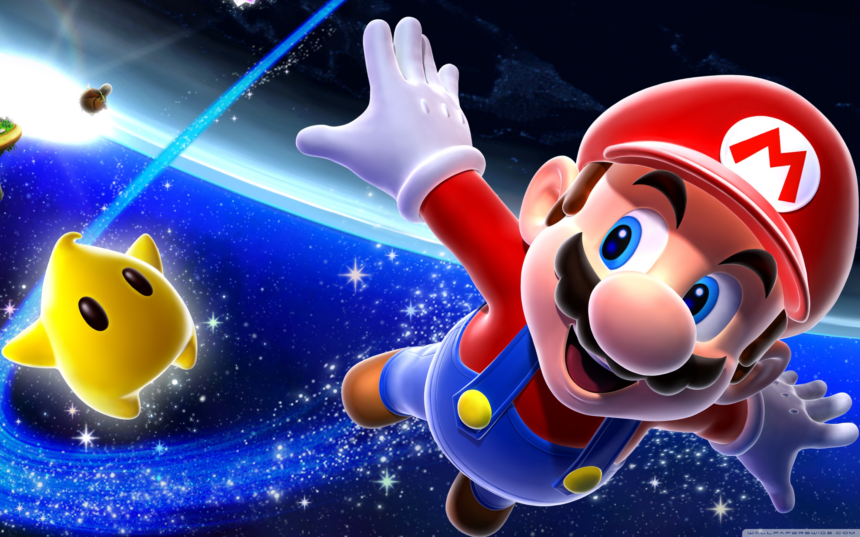 Super Mario Galaxy 4k - HD Wallpaper 