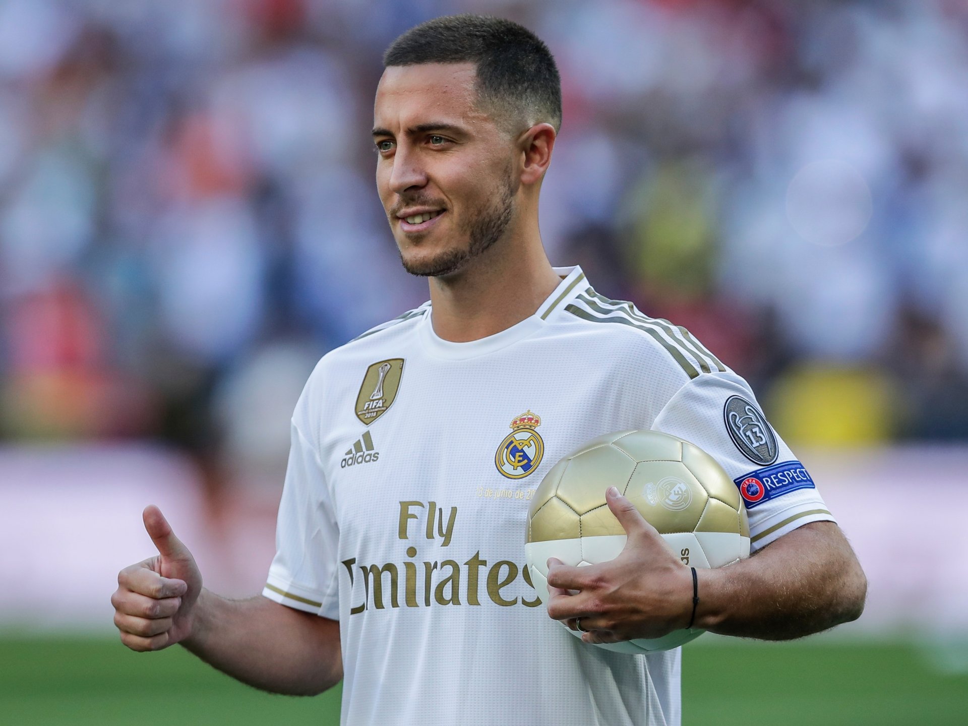 Awesome Eden Hazard - Eden Hazard Real Madrid Jersey - HD Wallpaper 