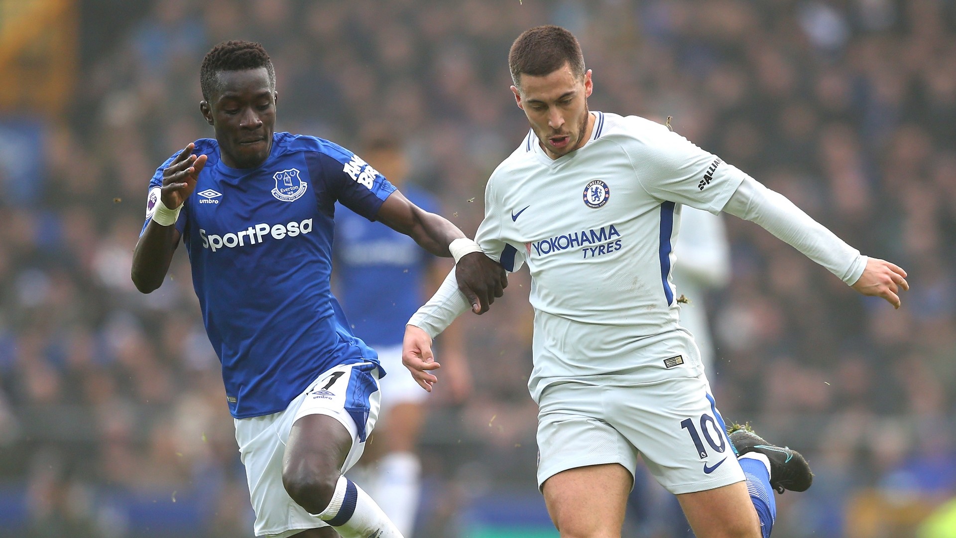 1920x1080, Idrissa Gana Gueye, Eden Hazard, Everton