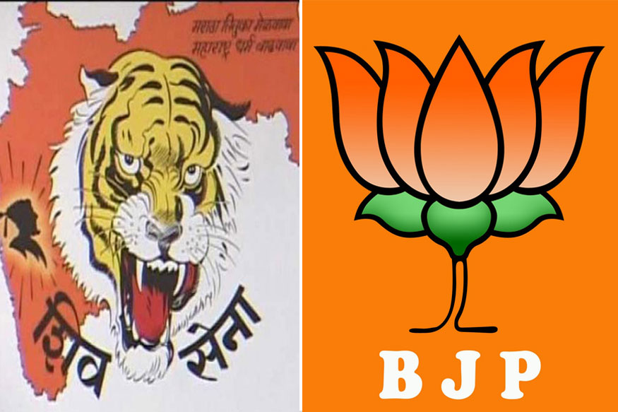 Bmc Polls To Be A Shiv Sena Vs Bjp Battle, Say Political - Bjp And Shiv Sena - HD Wallpaper 