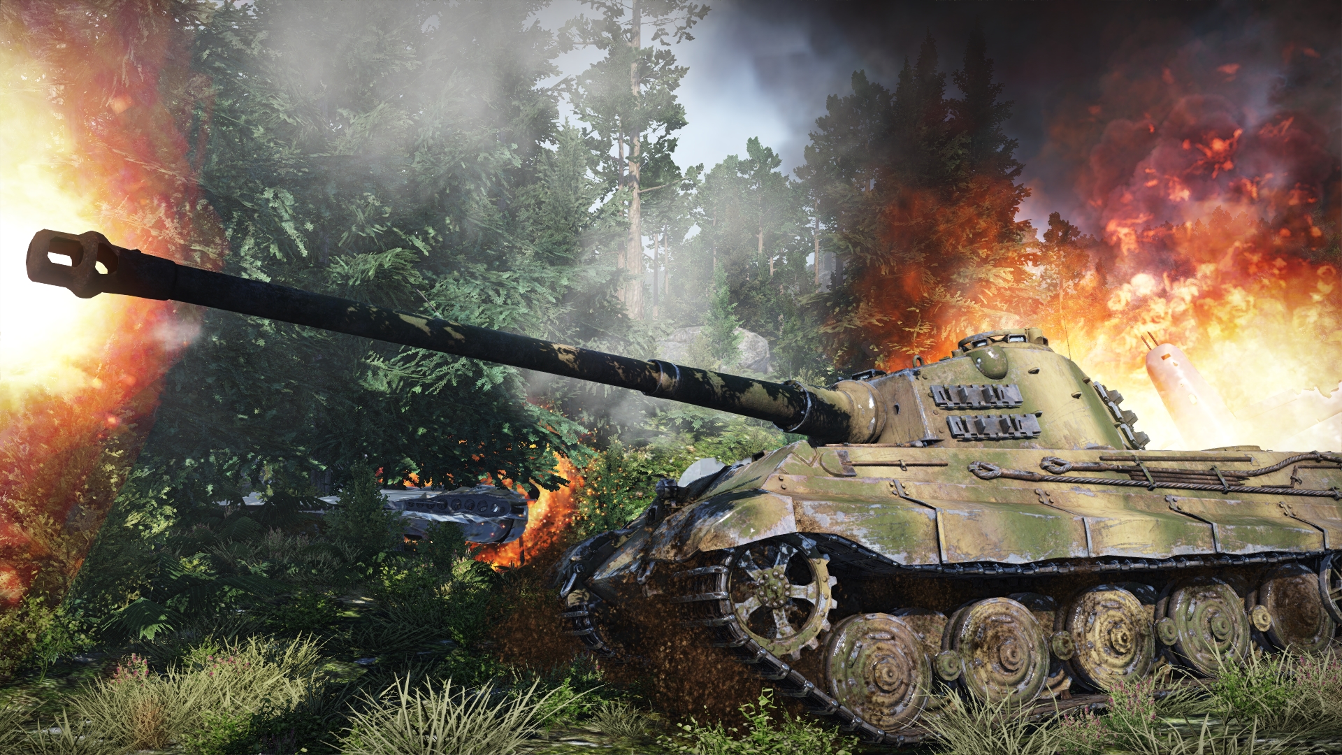 2013 10 - Tiger 2 105mm War Thunder - HD Wallpaper 