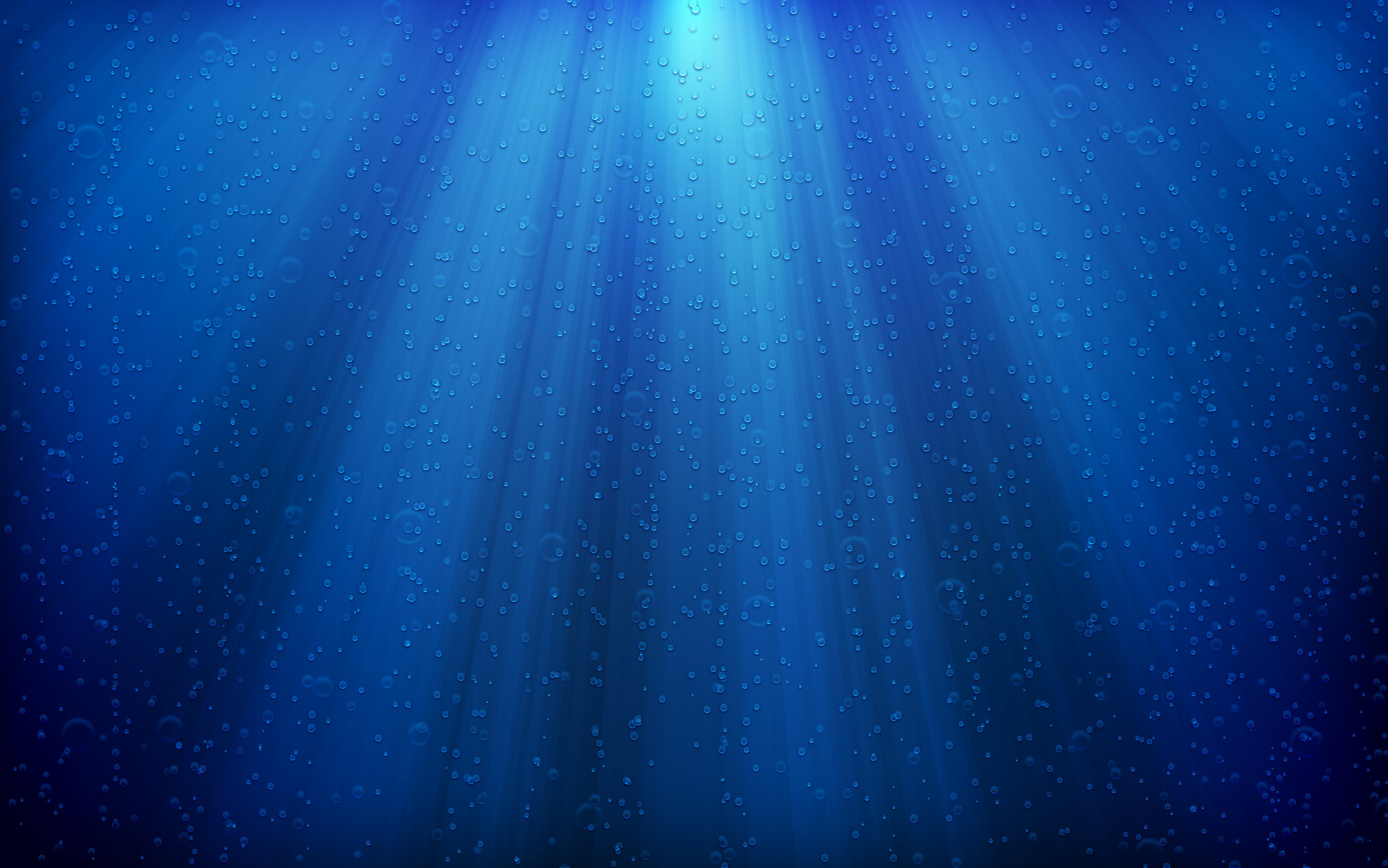 2560x1600, Blue Deep Sea Wallpaper - Silence Underwater - HD Wallpaper 