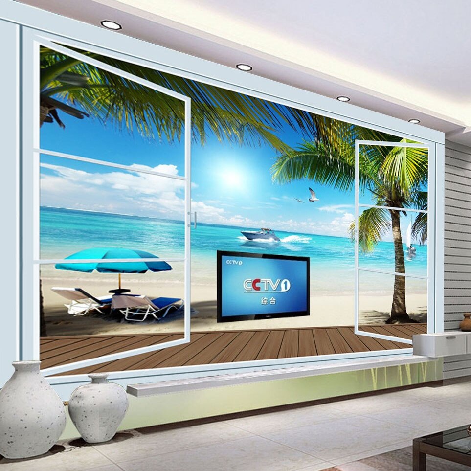 Papel De Parede 3d Para Area Externa - HD Wallpaper 