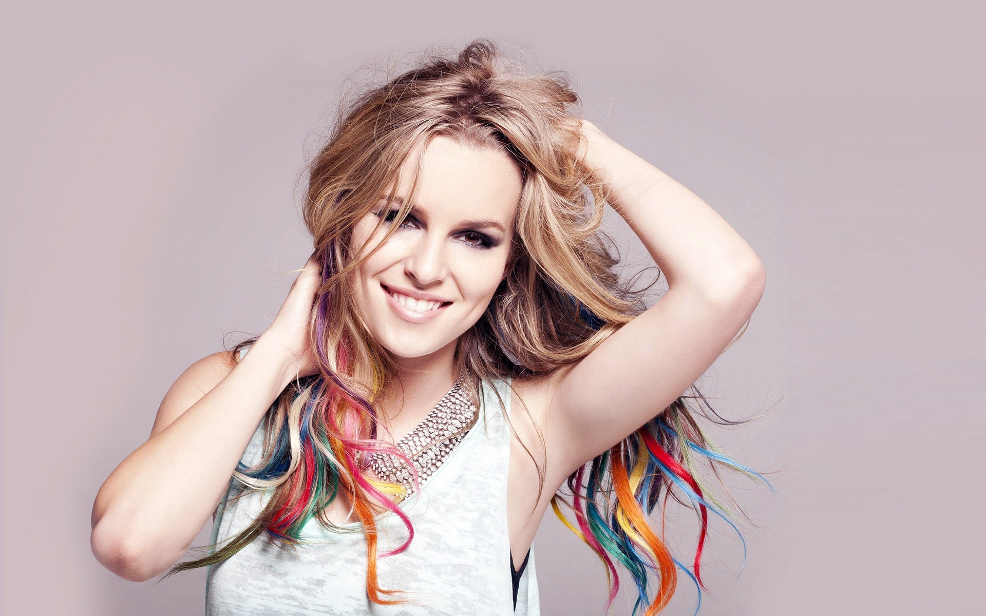Beautiful Hair Of Modern Fashionable Girl - Bridgit Mendler2018 - HD Wallpaper 