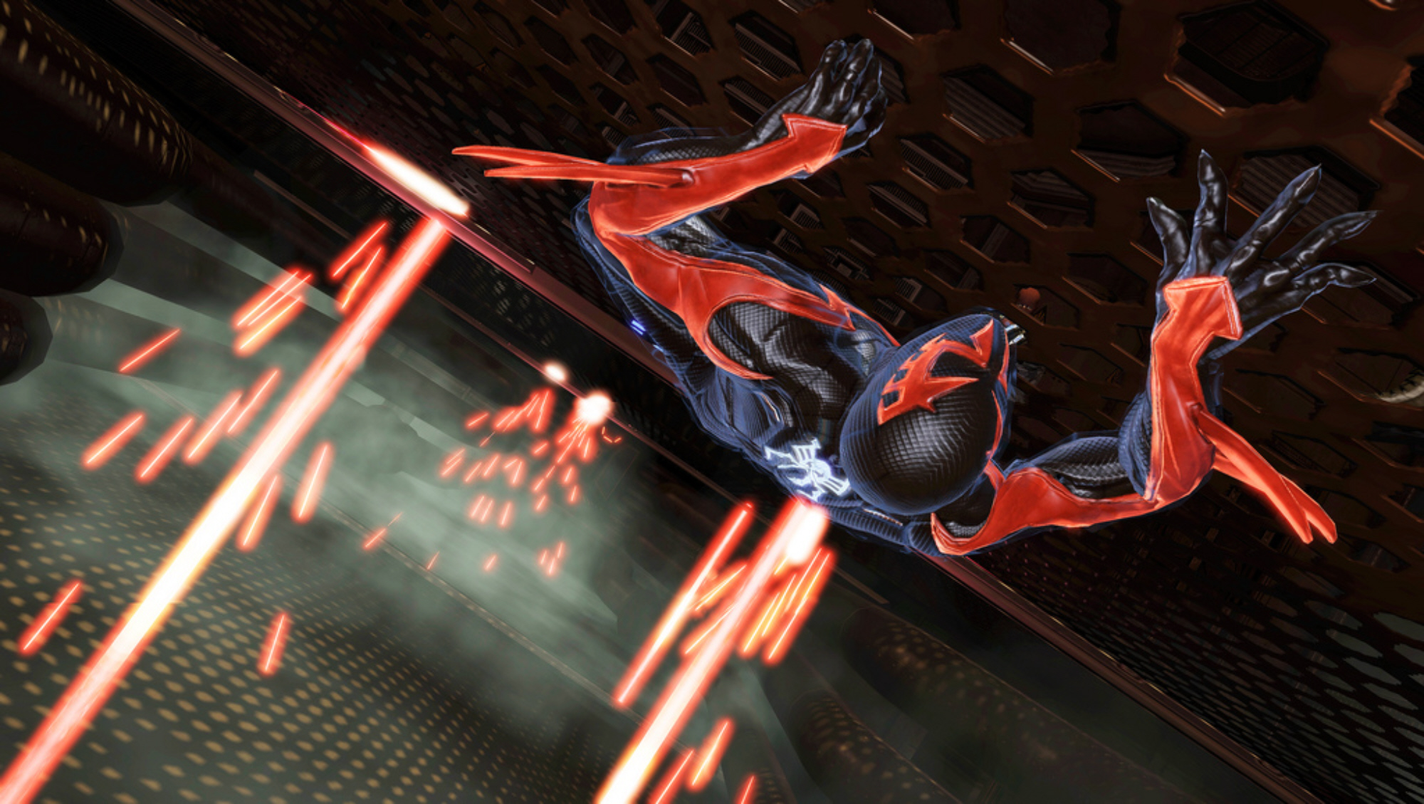 Spider Man Edge Of Time Wallpaper Spiderman 2099 Wallpapers - Spiderman 2099 Spider Man Edge Of Time - HD Wallpaper 