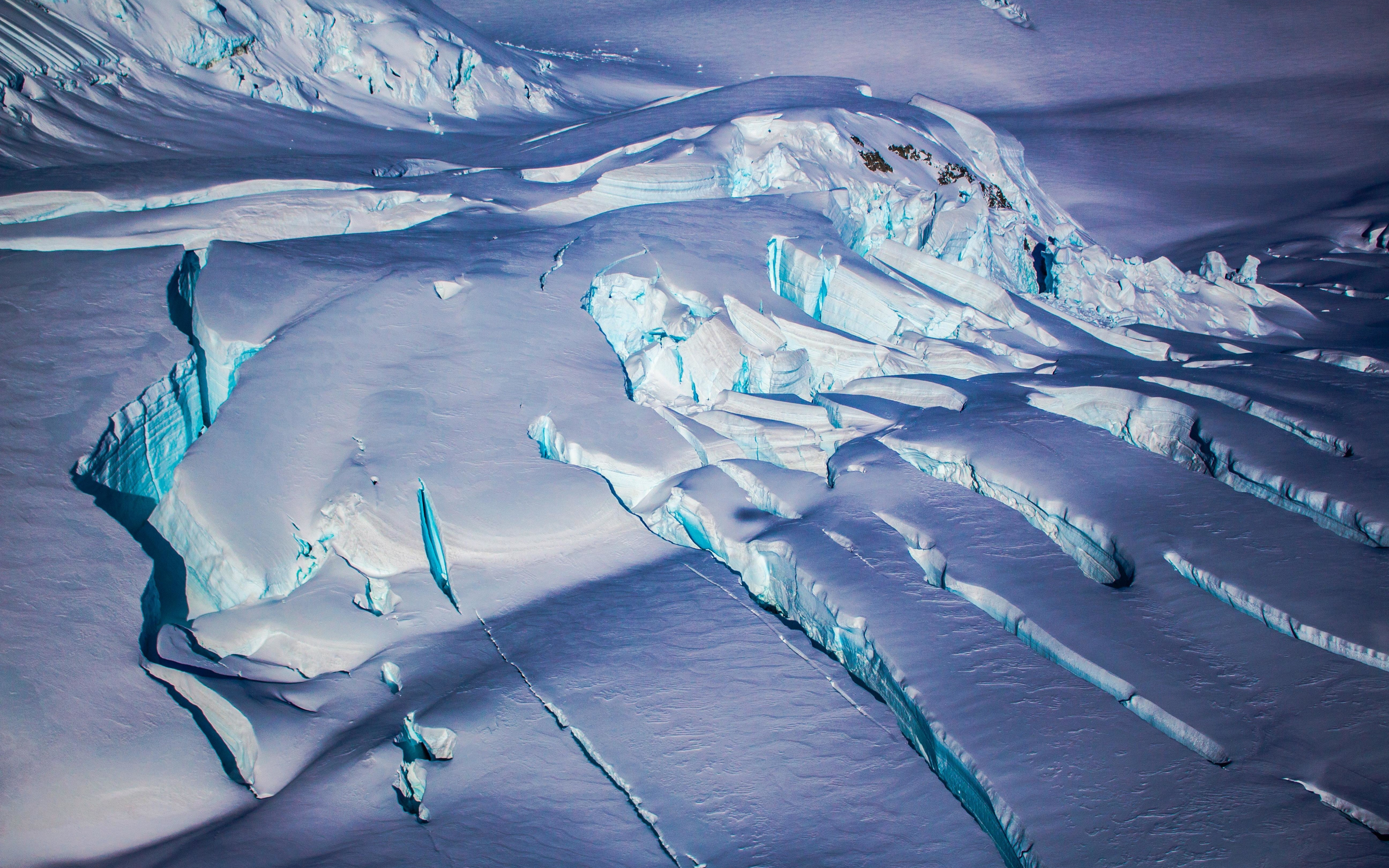 Glacier, Snow Layer, White, Wallpaper - Mobile Phone - HD Wallpaper 