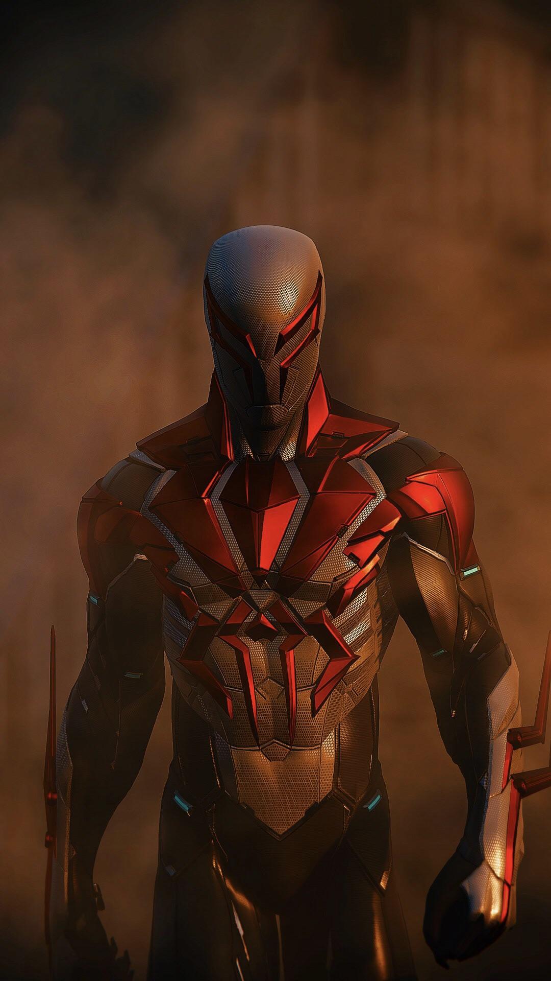 Spider Man Ps4 White 2099 Suit 1080x1920 Wallpaper Teahub Io