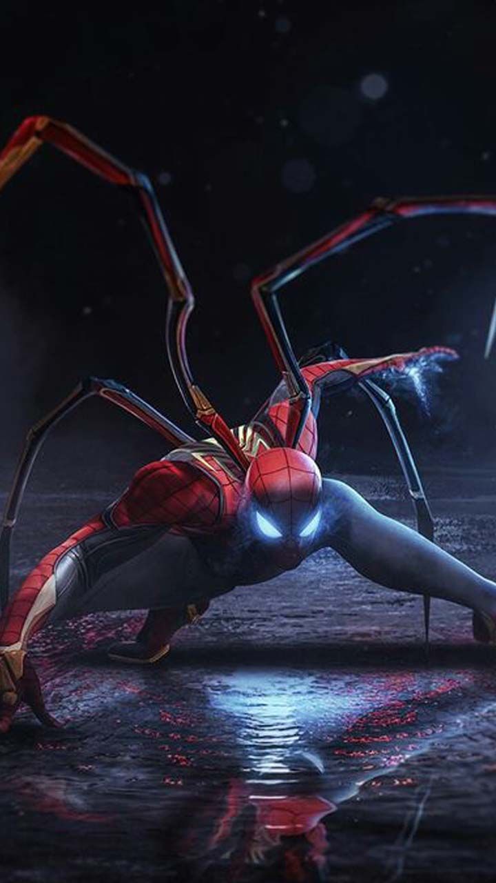 Mcu Spiderman Iron Spider - HD Wallpaper 