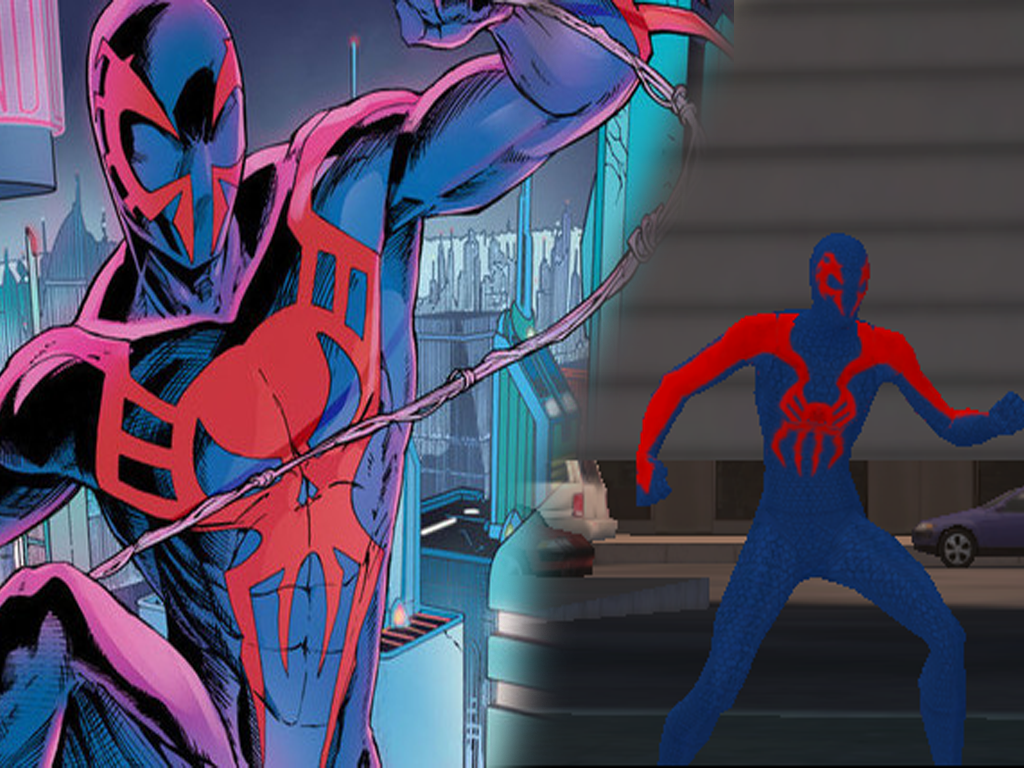 Spider-man 2099 Mod - Spider Man 2099 Swinging - HD Wallpaper 