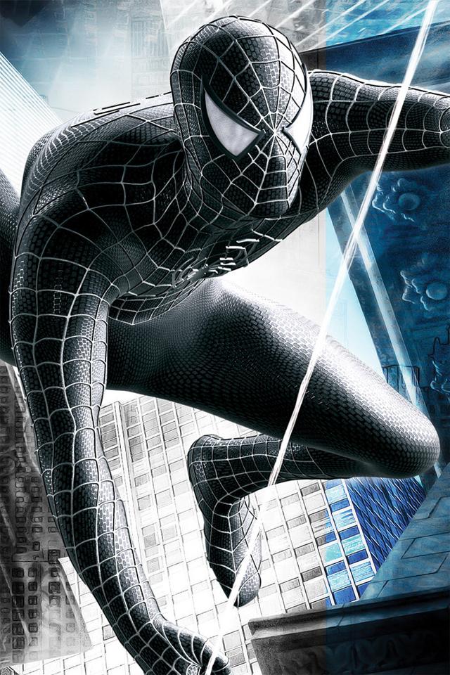 Spiderman Hd Wallpaper For Mobile - Black Spiderman Wallpaper For Mobile -  640x960 Wallpaper 