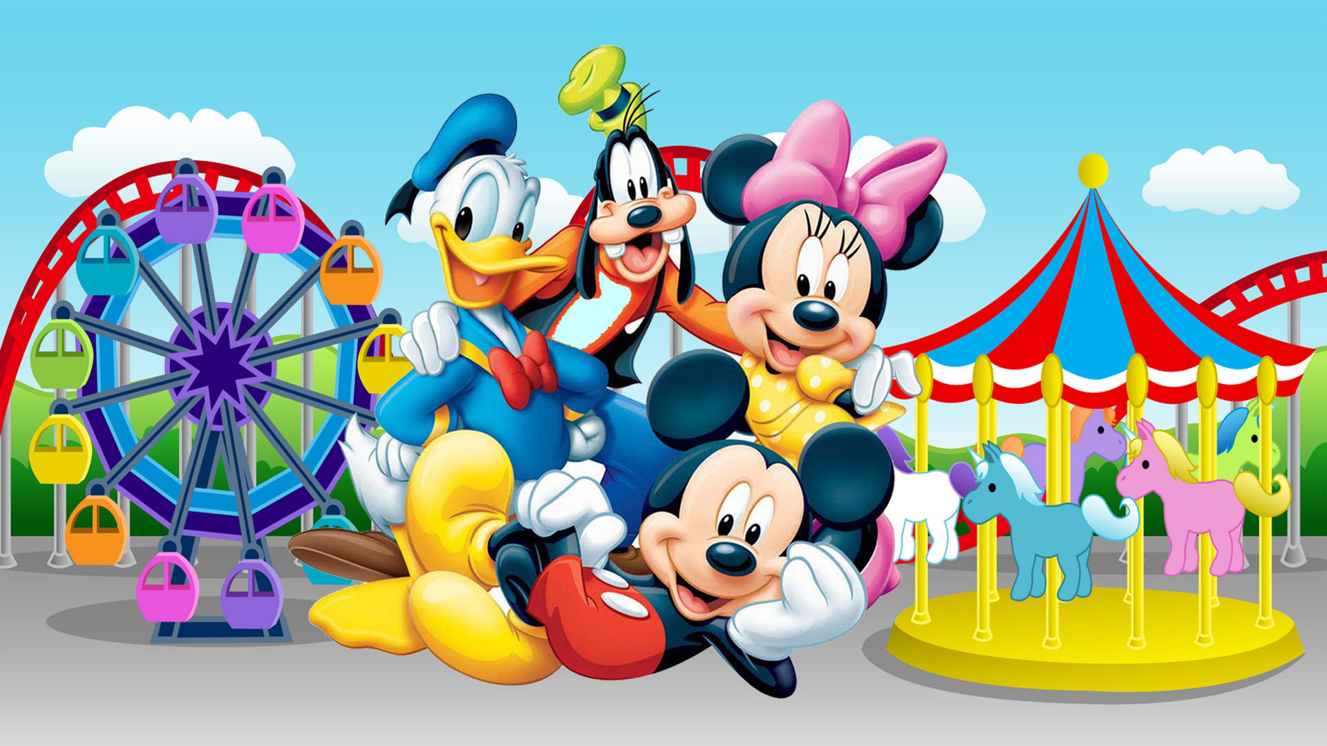 Data-src /w/full/4/2/7/120826 - Mickey Y Minnie Wallpaper Hd - HD Wallpaper 