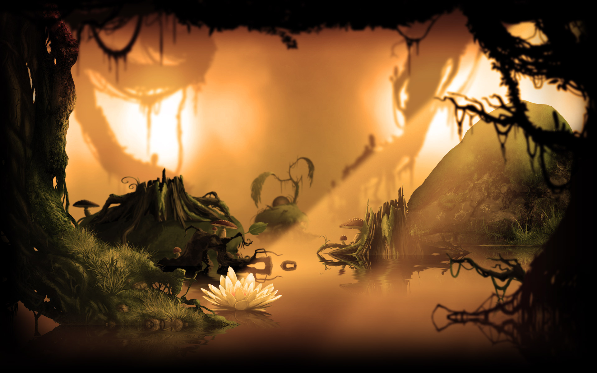 Badland Game Background - HD Wallpaper 
