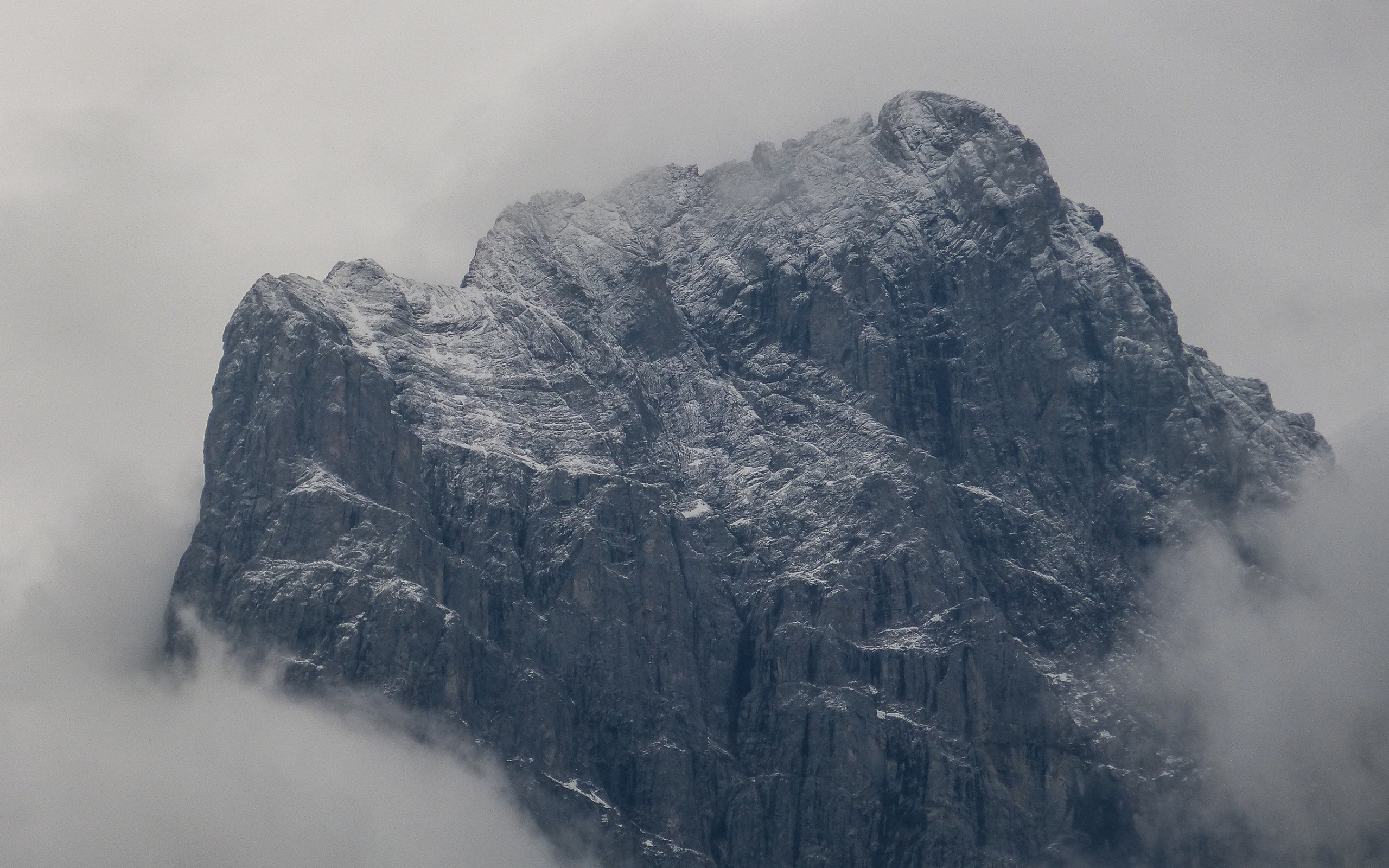 Wallpaper Of Cloud, Fog, Mountain, Snow Background - Summit - HD Wallpaper 