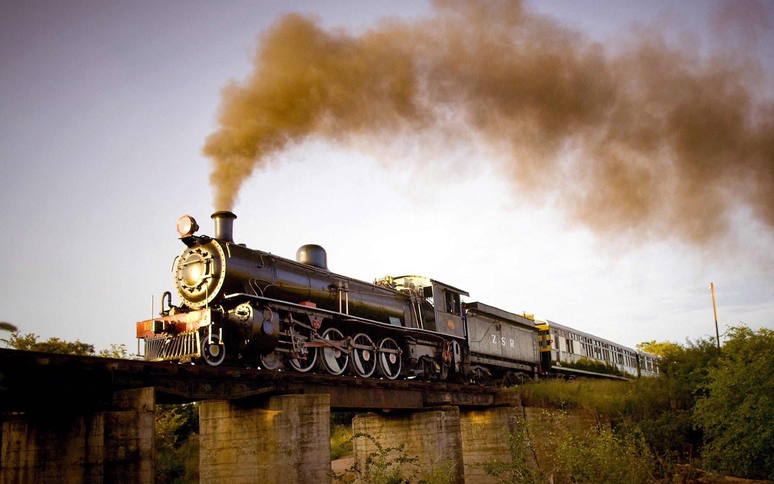 Trains Steam Train Steam Locomotives Widescreen Wallpaper - Steam Train - HD Wallpaper 