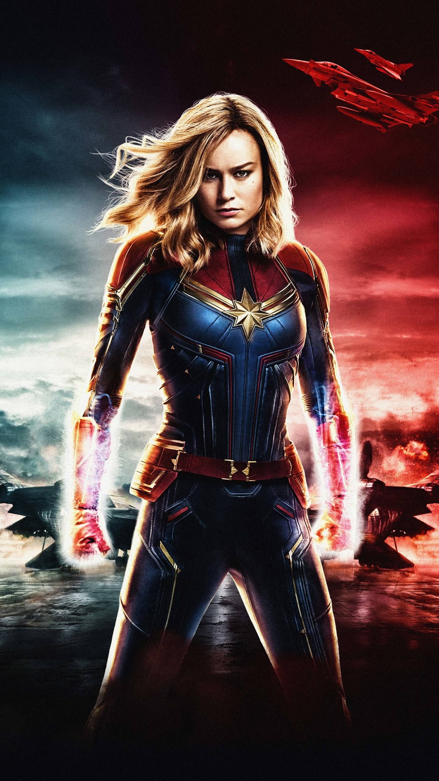 1440x2560, 10 Reasons To Watch Captain Marvel - Captain Marvel Wallpaper Iphone - HD Wallpaper 