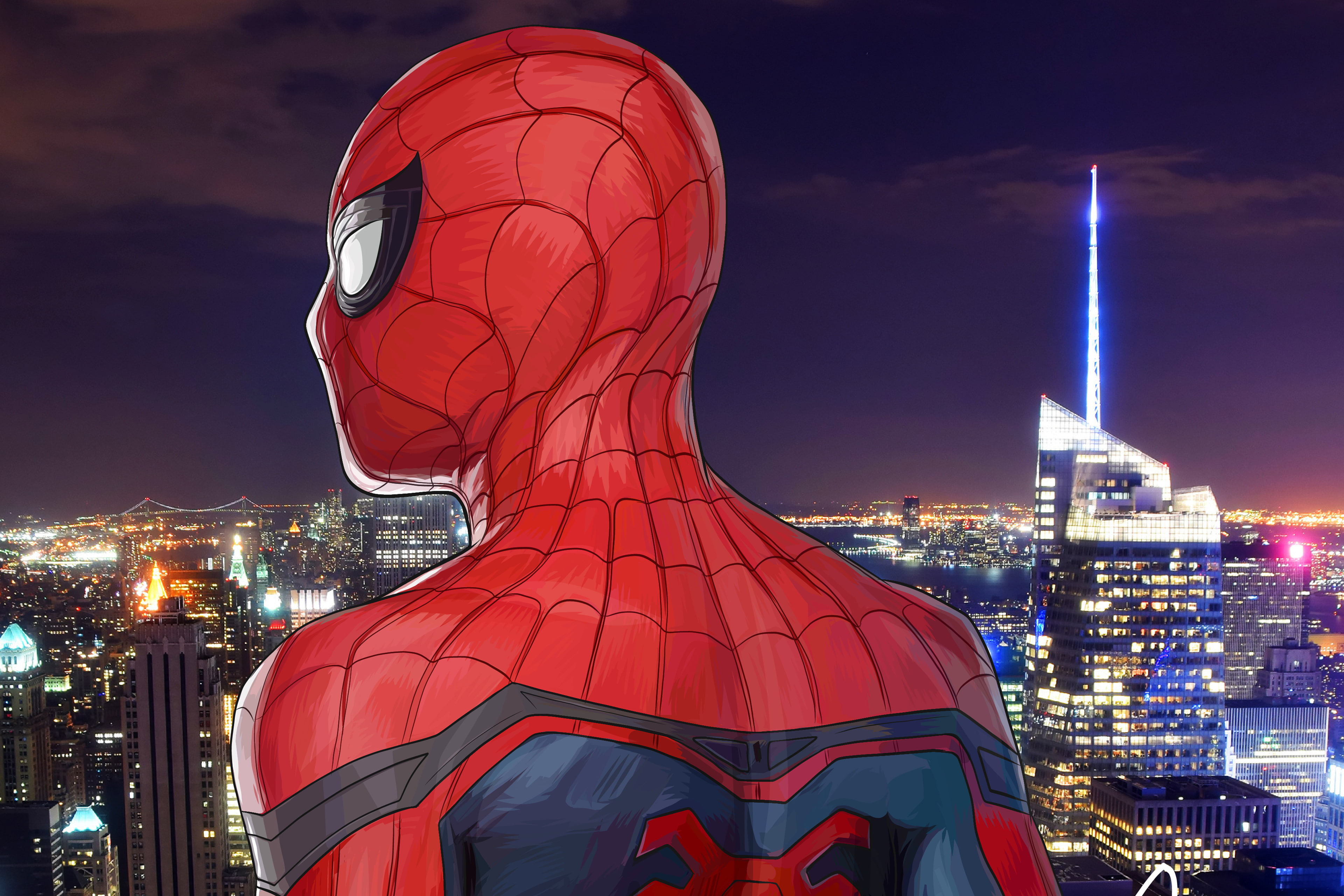 Marvel's Spider Man In City - HD Wallpaper 