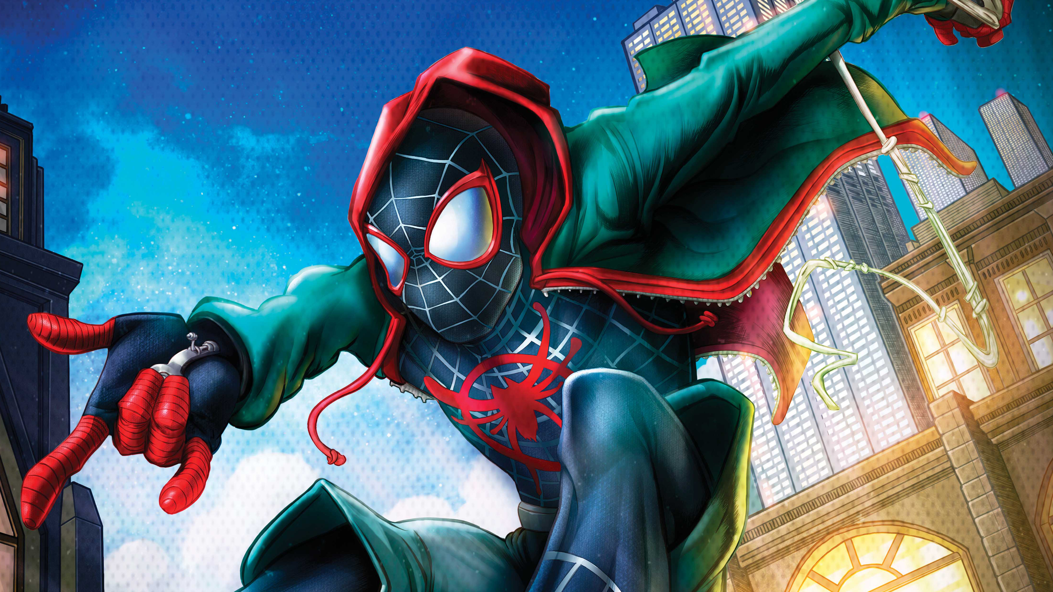 Spiderman Miles Morales Art - Spiderman Miles - HD Wallpaper 