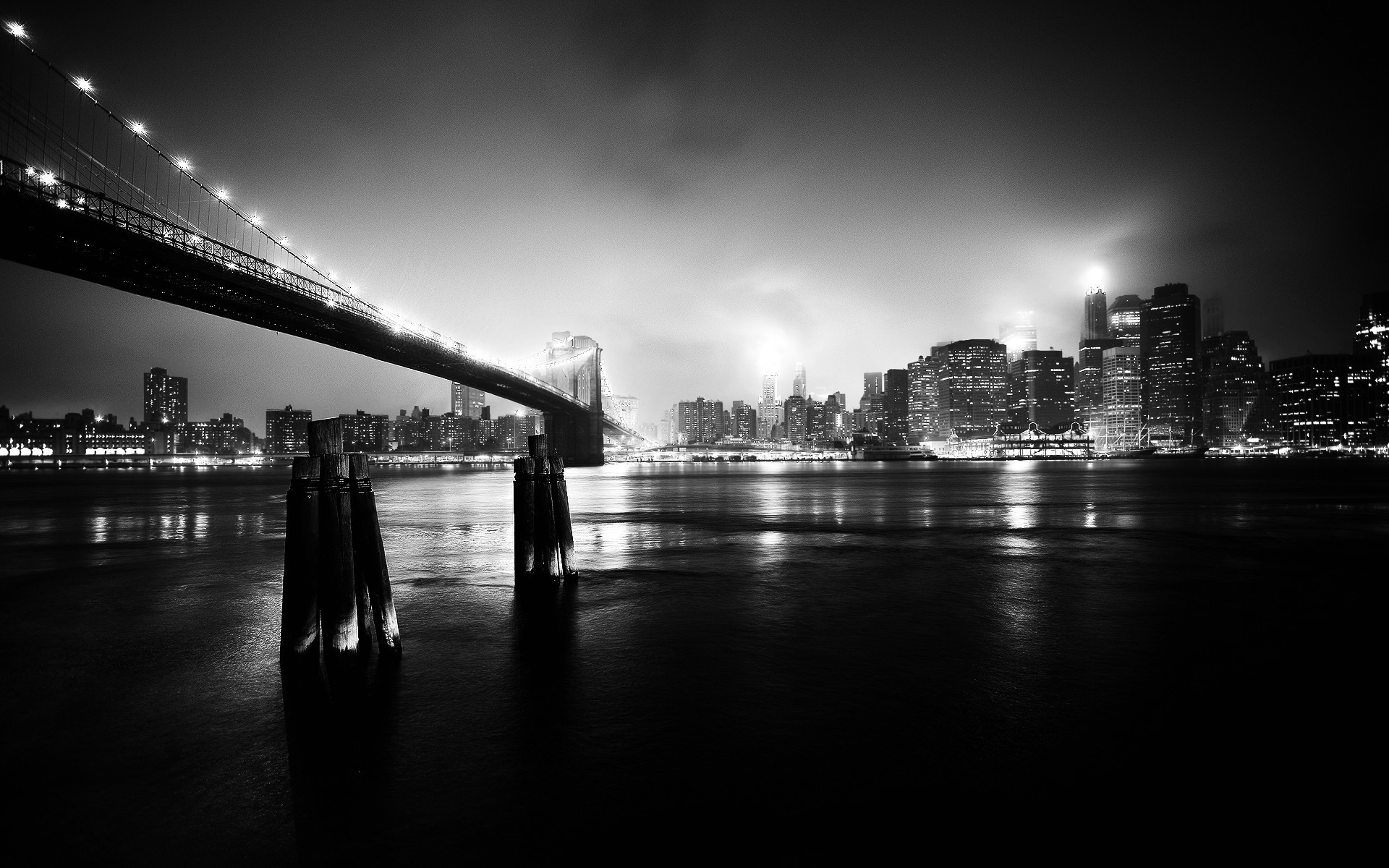 Brooklyn Backgrounds And Images - Cities At Night - HD Wallpaper 