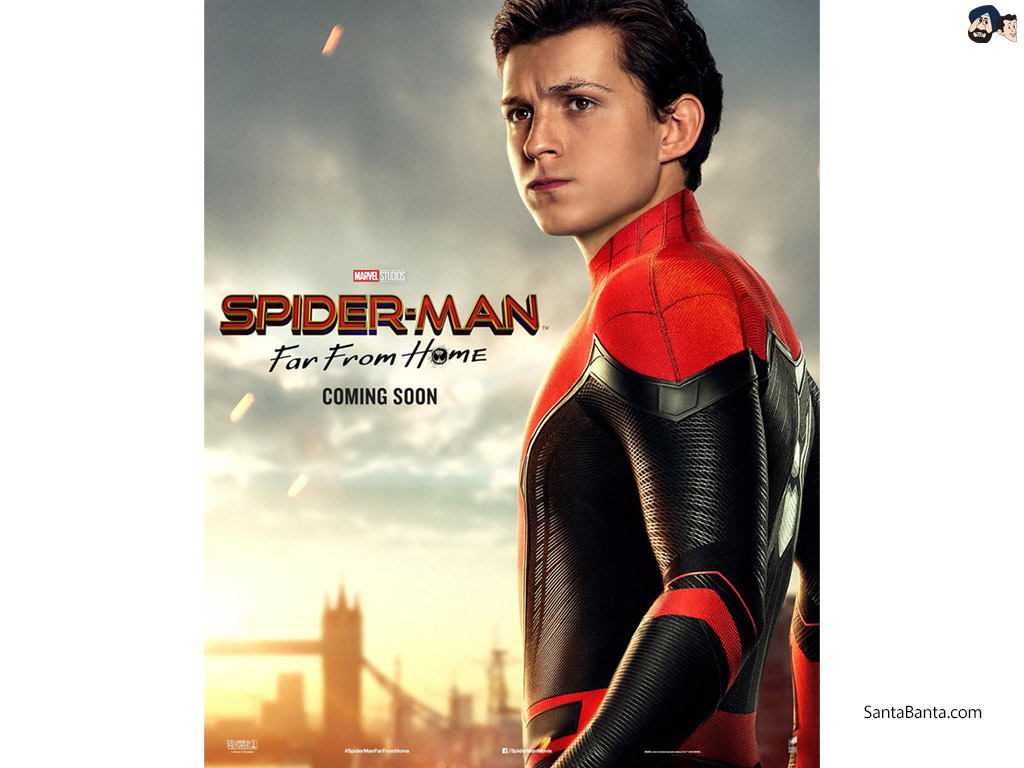 Spider Man Far From Home - Spider Man Far Away From Home Portrait - HD Wallpaper 