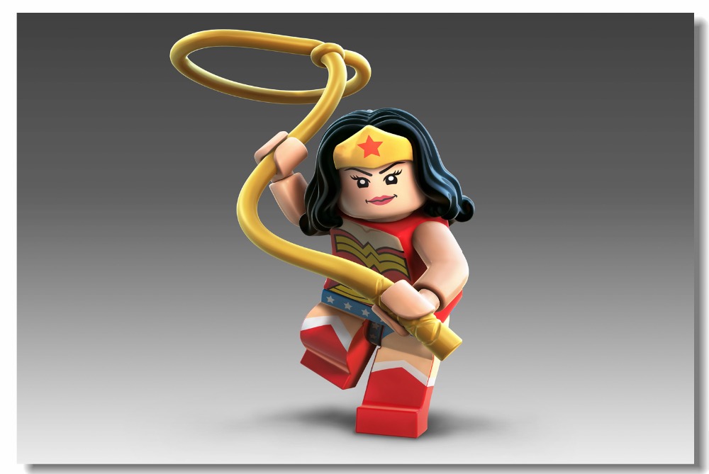 Lego Batman Wonder Woman - HD Wallpaper 