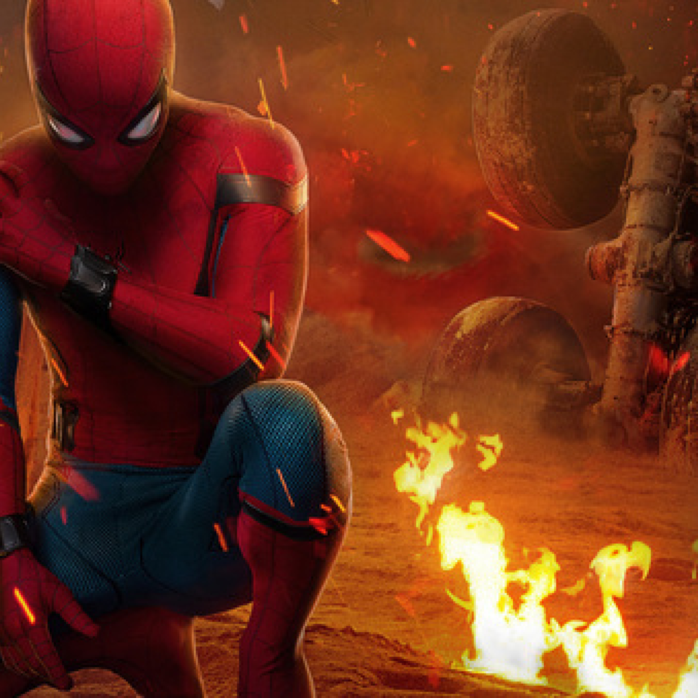 Spiderman Vs Vulture Homecoming - HD Wallpaper 