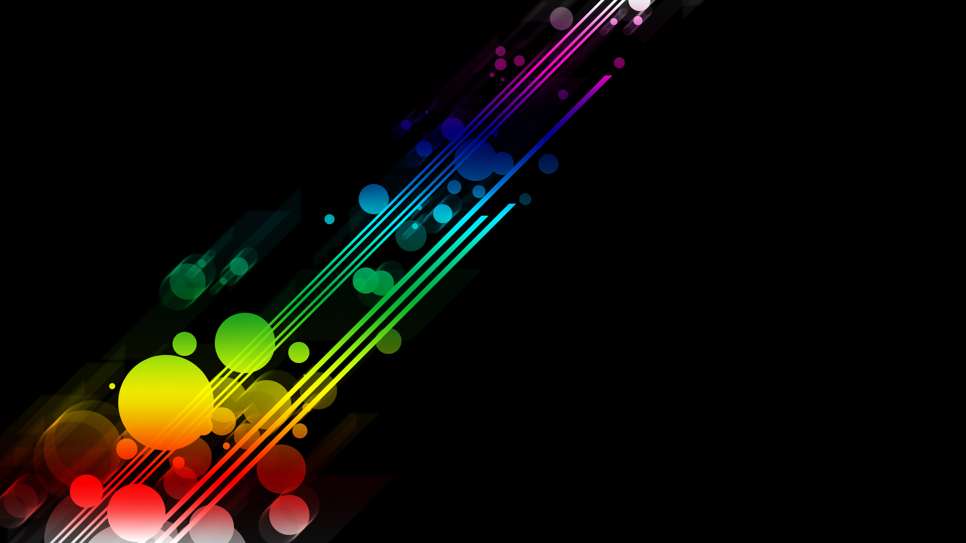 Image For Heart - Cool Black And Rainbow Backgrounds - HD Wallpaper 
