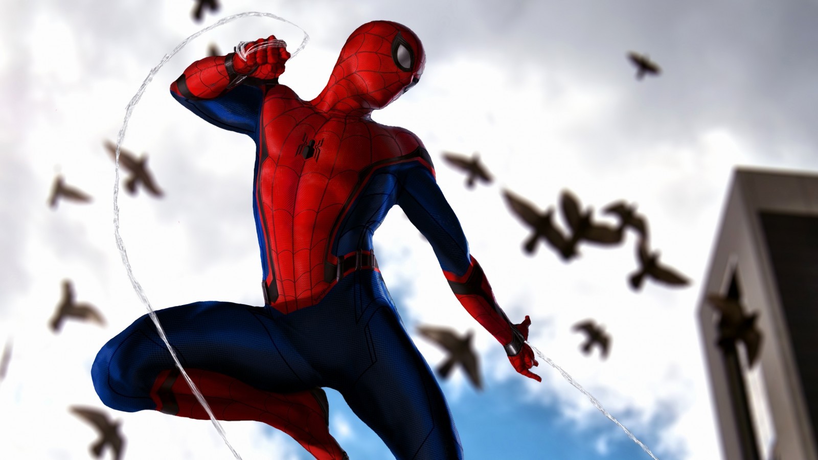 Homecoming, Tom Holland - Spider Man Homecoming Marvel Studios Poster - 1600x900  Wallpaper 