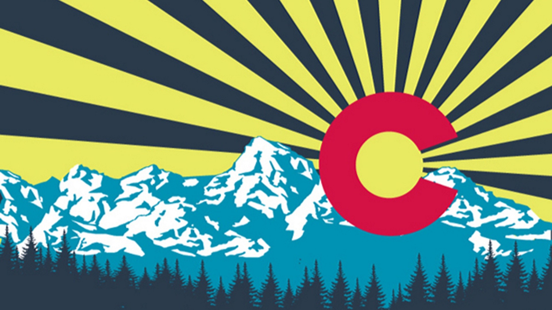 1920x1080, Colorado Flag Wallpaper 
 Data Id 129178 - Colorado C With Mountains - HD Wallpaper 