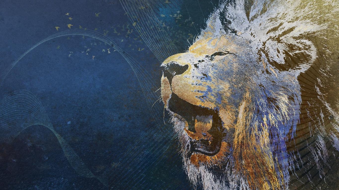 Abstract Lion Wallpaper - Ultra Hd Wallpapers For Iphone X - HD Wallpaper 