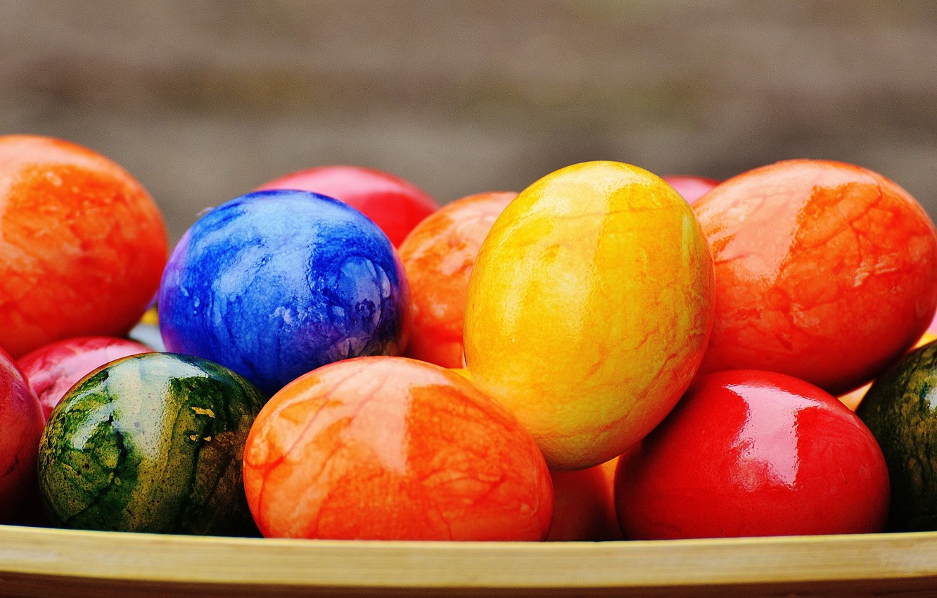 Photo Wallpaper Colorful, Easter, Rainbow, Easter, - Easter - HD Wallpaper 