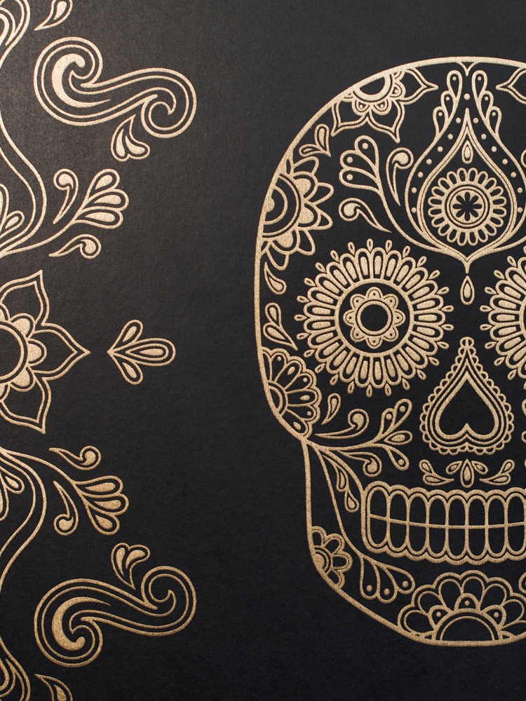 Full Hd Sugar Skull, By Chuy Dannohl - Dia De Los Muertos Wallpaper Iphone - HD Wallpaper 