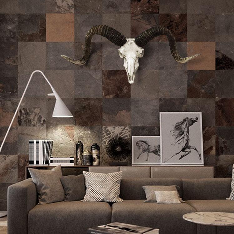Skull Wallpaper For Home - Tiles On Interior Wall - 750x750 Wallpaper -  