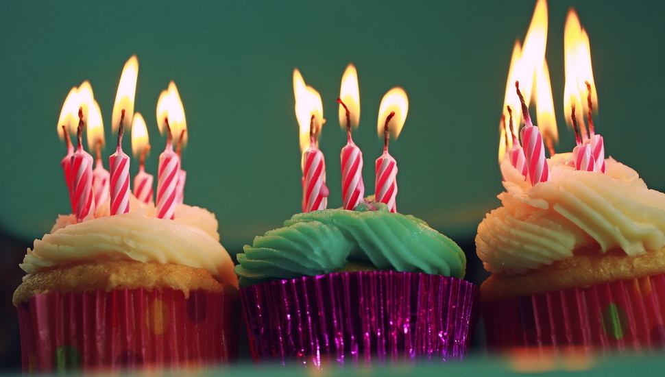 Birthday, Happy, Cupcakes Desktop Background - Happy Birthday Monika Wishes - HD Wallpaper 