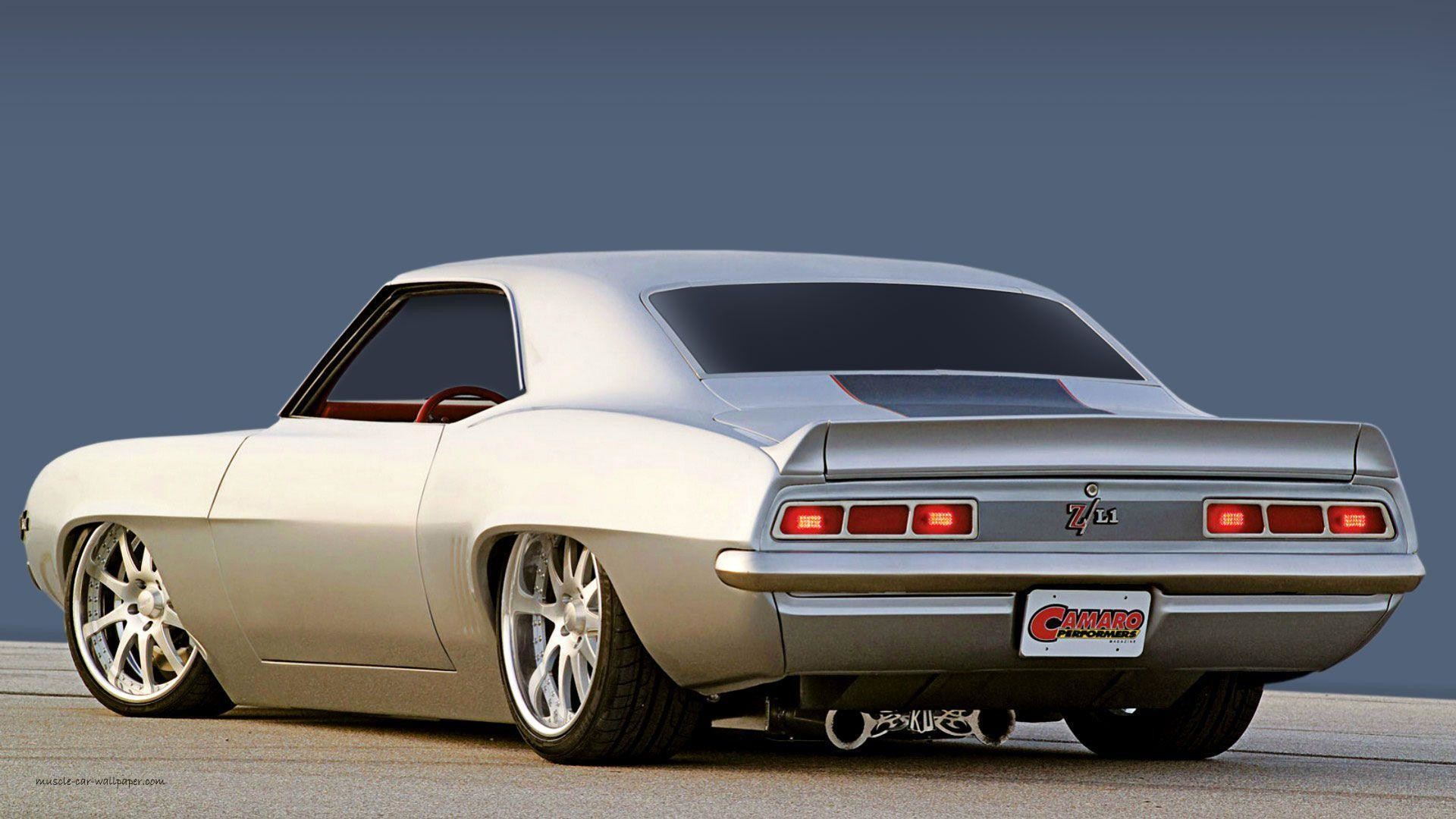 1969 Camaro Custom Muscle Car Wallpaper - Low Muscle Cars - HD Wallpaper 