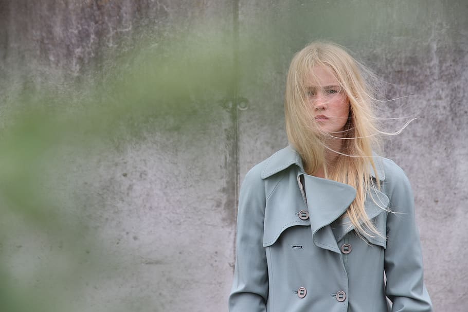 Young Girl, Stylish, Blonde, Jacket, Fashion, Blond - Fashion - HD Wallpaper 