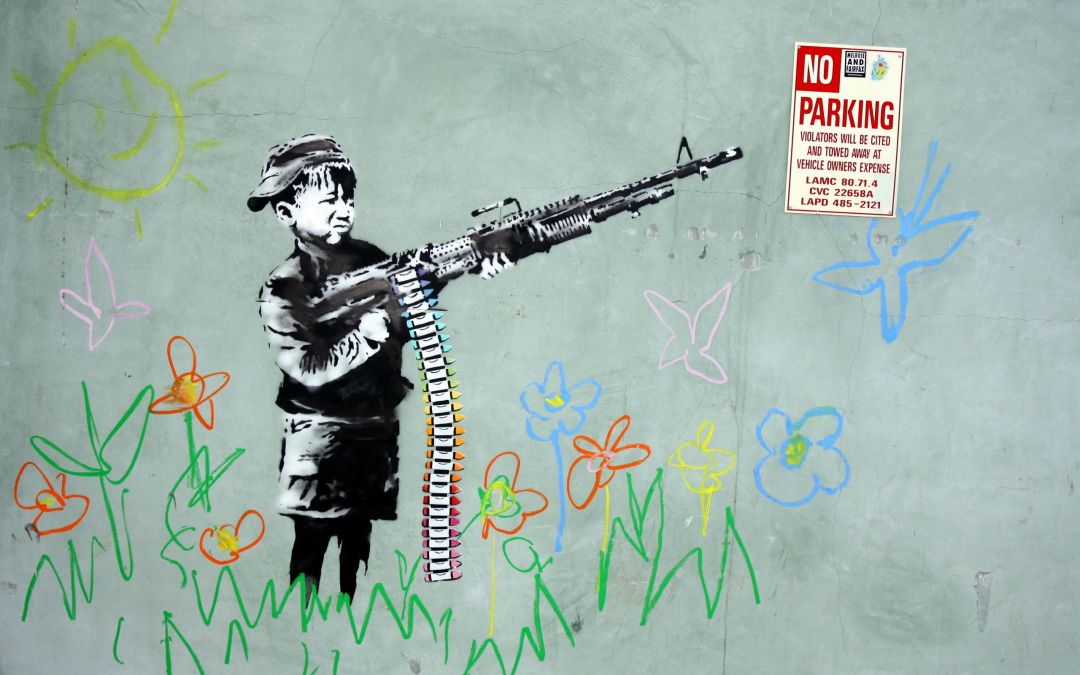 Banksy Wallpaper Hd - Banksy Works - HD Wallpaper 