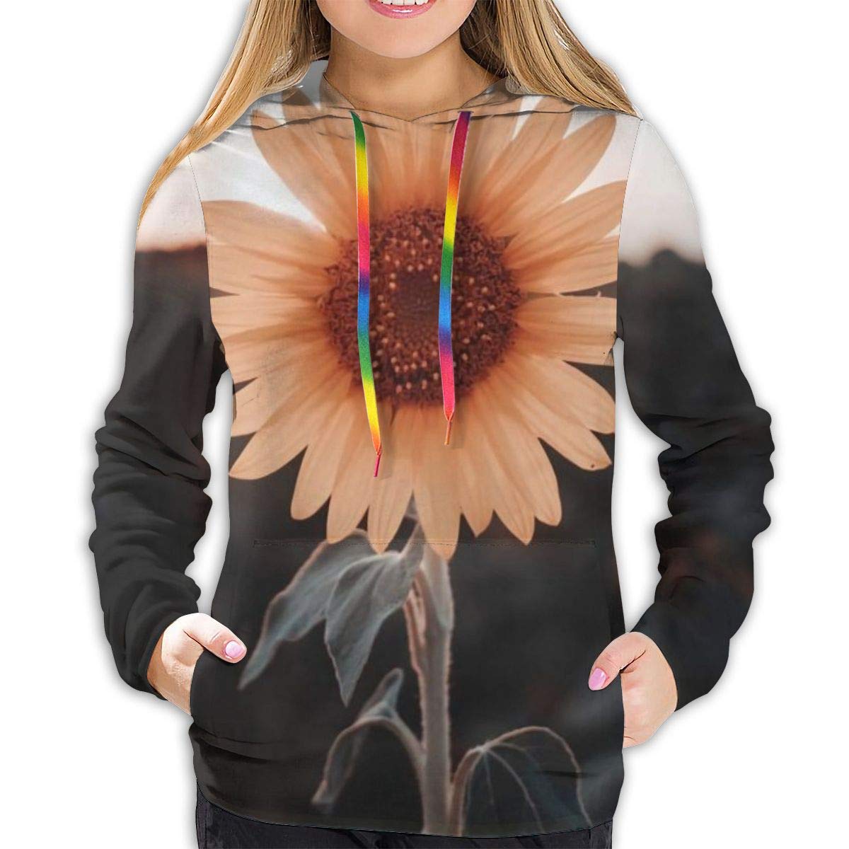 Wallpapers Sunshine Yellow Sunflower Womens 3d Printed - Hoodie - HD Wallpaper 