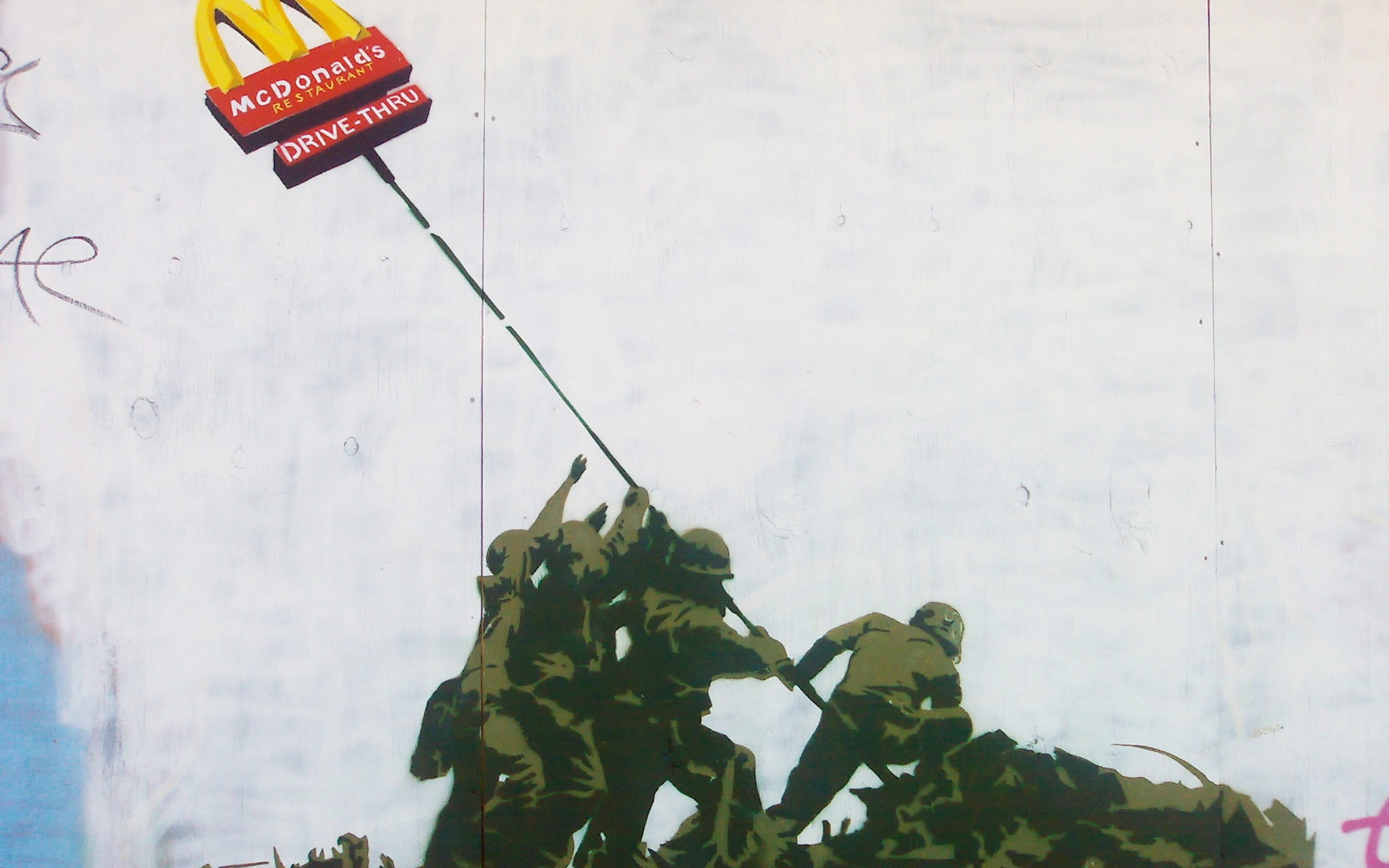 Banksy Mcdonalds - HD Wallpaper 