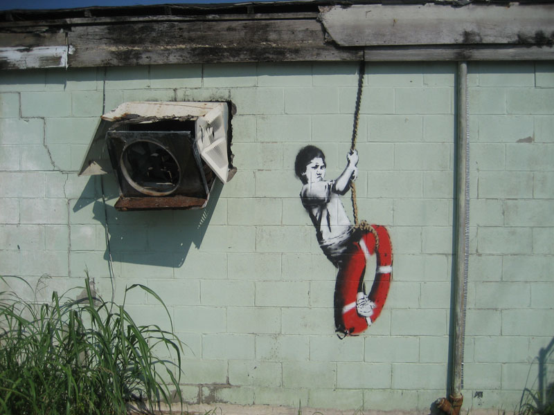Banksy - Banksy Swinger - HD Wallpaper 