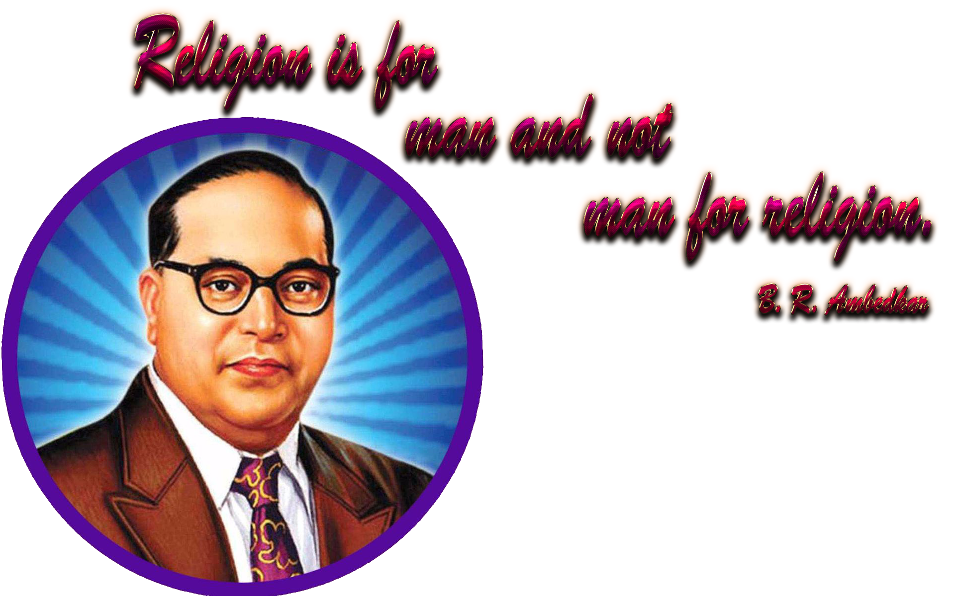Ambedkar Quotes Png Background - Ambedkar Images Free Download - HD Wallpaper 