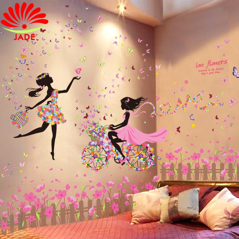 Wall Painting For Girl Room - HD Wallpaper 