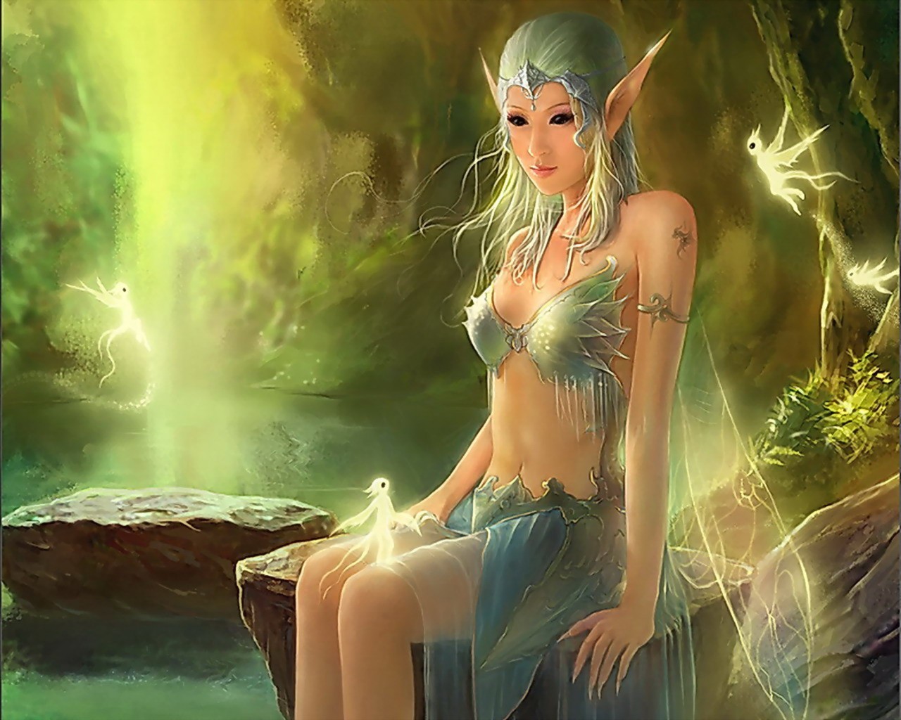 Fantasy Elves And Fairies - HD Wallpaper 
