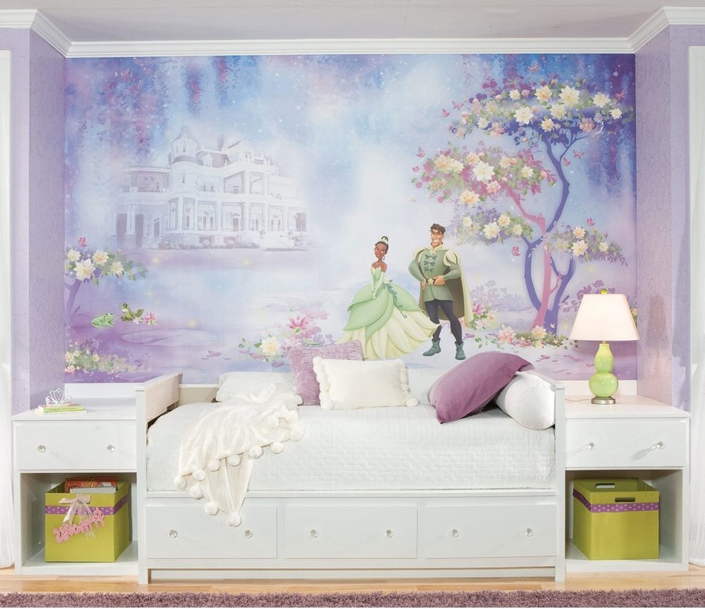 Disney Princess Bedroom Bedroom Modern With Princess - Wall - HD Wallpaper 