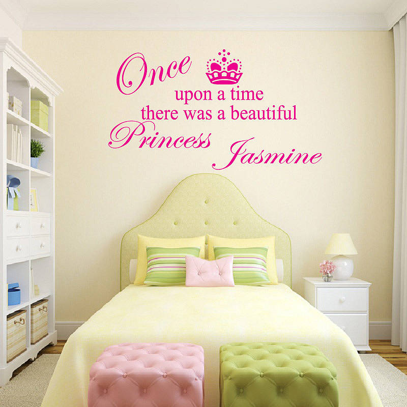 Personalised Princess Wall Stickers - HD Wallpaper 